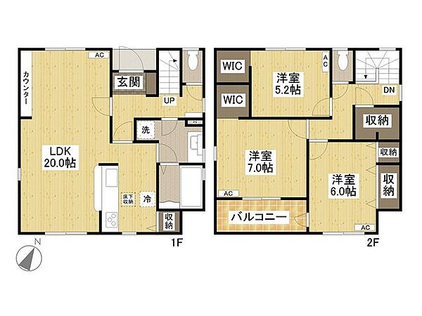 間取りを拡大表示