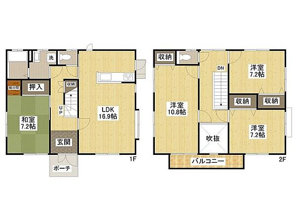 間取りを拡大表示