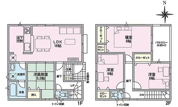 間取りを拡大表示