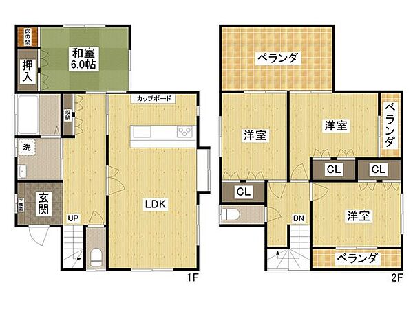 間取りを拡大表示
