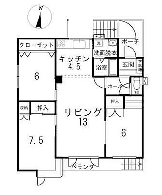 間取り JR石北本線 西北見駅 4.1km