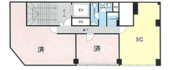 投資JP北浜ビルの間取図画像