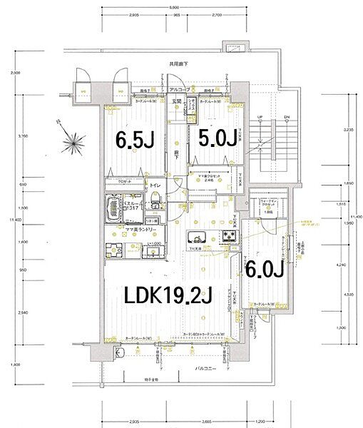 間取りを拡大表示
