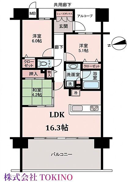 間取りを拡大表示