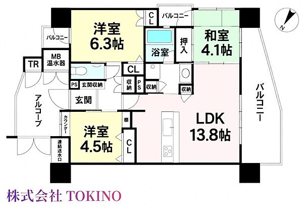 間取りを拡大表示