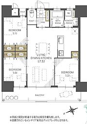 ウィングシャトー那覇オーシャンビュー506号室 506 3LDKの間取り