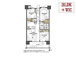 ブランシエラ那覇曙プレミスト907号室 907 3LDKの間取り