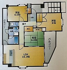 物件の間取り