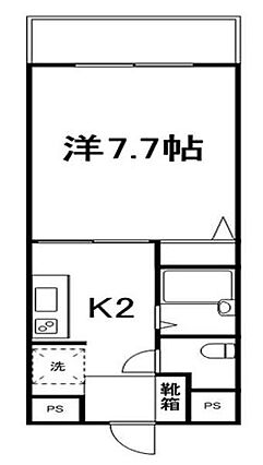 最上階はロフト...