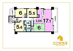 エンゼルハイム泉崎 4LDKの間取図画像