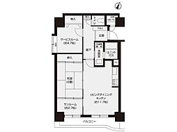 間取図画像 1SLDK