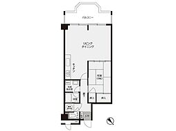 飛島さんきょうプラザ 1LDKの間取図画像