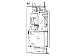 ライオンズマンション盛岡中央通 1Kの間取図画像