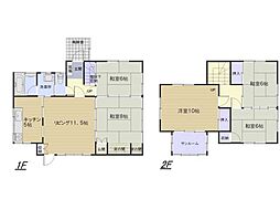 弘前市 戸建貸家 5LDKの間取り