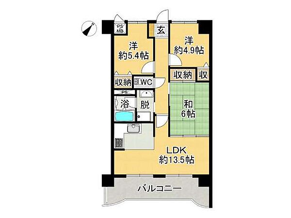 間取りを拡大表示
