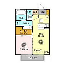 Ｄ－ｒｏｏｍ赤塚　A 103 ｜ 茨城県水戸市赤塚２丁目2019-201（賃貸アパート1LDK・1階・40.07㎡） その2