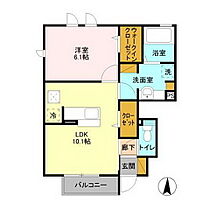 メゾンもみじの郷 103 ｜ 茨城県水戸市見川１丁目7-1（賃貸アパート1LDK・1階・42.20㎡） その2