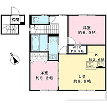 シャルマンF 201 ｜ 茨城県水戸市見川4丁目（賃貸アパート2LDK・2階・60.11㎡） その2