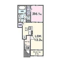 サンライズ・ＭＩＴＯ　Ａ 103 ｜ 茨城県水戸市新原2丁目（賃貸アパート1LDK・1階・50.01㎡） その2