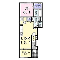 ブリス　エイエム　I 102 ｜ 茨城県水戸市愛宕町（賃貸アパート1LDK・1階・51.69㎡） その2