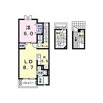 グランジェロ 303 ｜ 茨城県水戸市西原2丁目（賃貸アパート1LDK・3階・52.99㎡） その2