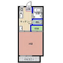 シャルマン・シャンブル 205 ｜ 茨城県水戸市渡里町（賃貸アパート1K・2階・24.71㎡） その2