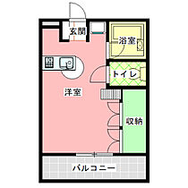 さくらコーポ93 205 ｜ 茨城県水戸市渡里町（賃貸アパート1R・2階・25.94㎡） その2