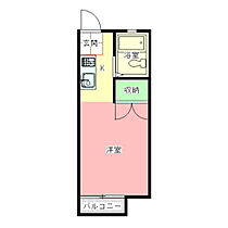 中山ハイツ 206 ｜ 茨城県水戸市渡里町（賃貸アパート1K・2階・17.96㎡） その2