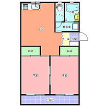 新原マンション 405 ｜ 茨城県水戸市新原2丁目（賃貸マンション2LDK・4階・50.06㎡） その2