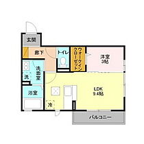 ダイシエル 202 ｜ 茨城県水戸市河和田2丁目（賃貸アパート1LDK・2階・34.37㎡） その2