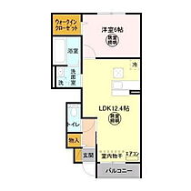 アネシス　II 102 ｜ 茨城県水戸市見川4丁目（賃貸アパート1LDK・1階・44.93㎡） その2