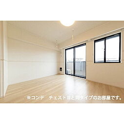 ヴィラバース 202 2階1LDKのリビング/ダイニング