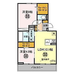 物件の間取り