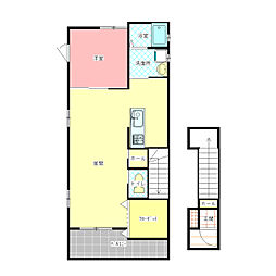 Maison Parc 1LDKの間取図画像