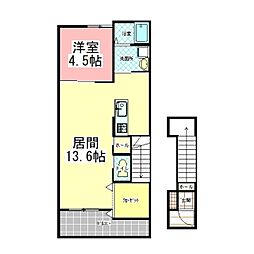 Maison Parc 1LDKの間取図画像
