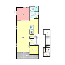 Maison Parc 1LDKの間取図画像