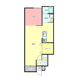 Maison Parc 1LDKの間取図画像