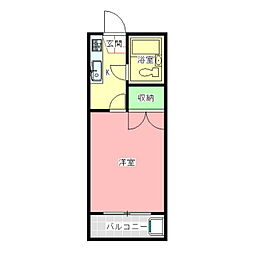 メゾン・ド・シノピア 1Kの間取図画像