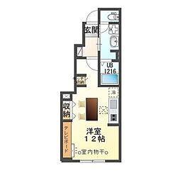 Y's square01(ワイズスクエア01) ワンルームの間取図画像