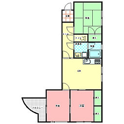 メゾンイシカワ 3LDKの間取図画像