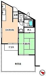 間取図画像 1DK