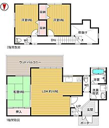 宇佐美みのりの村・山風景がある南向きの中古戸建