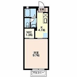 フィニックス・B 1Kの間取図画像