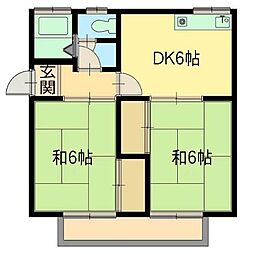 間取図画像 2DK