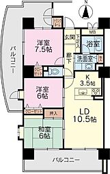間取図画像 3LDK