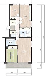 間取図画像 3LDK