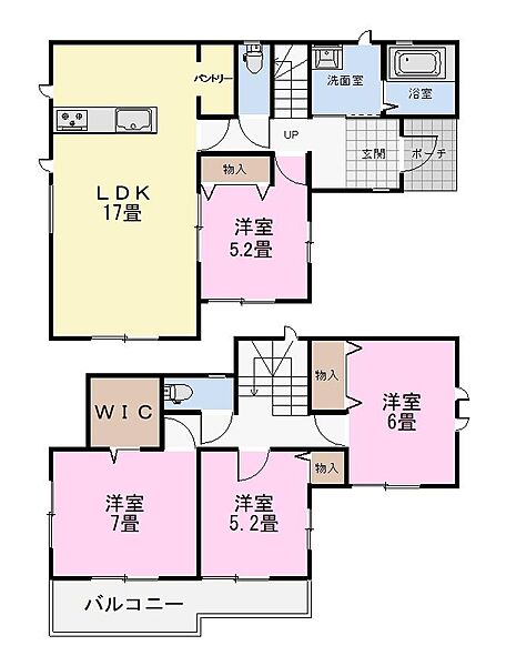 間取りを拡大表示