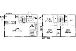 JR東海道本線 真鶴駅 徒歩7分 2SLDKの間取り