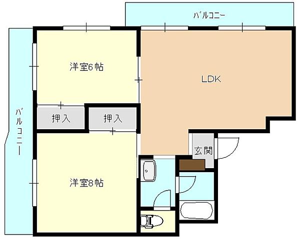 間取りを拡大表示