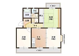間取図画像 3DK